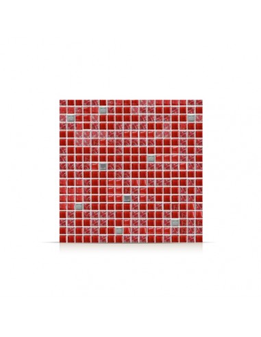Mosaico Crac Rojo 30x30