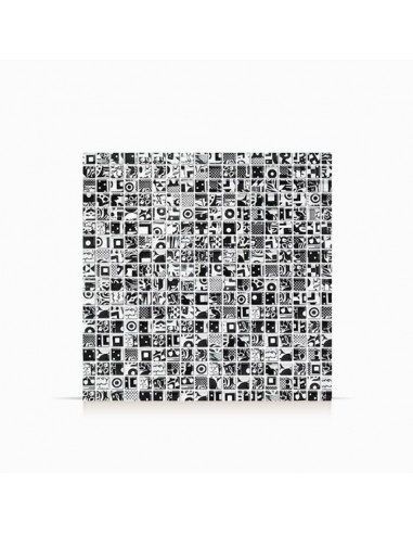 Mosaico Black Y White (1.5) 30x30